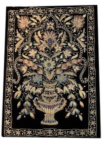 Middle -East Gold Embroidery Textile Panel