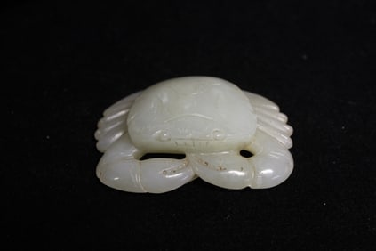 Chinese Jade Carved Crab