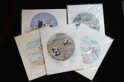 Lot of 5 Animal Subject Printing