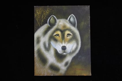 Oil on Board ,Signed