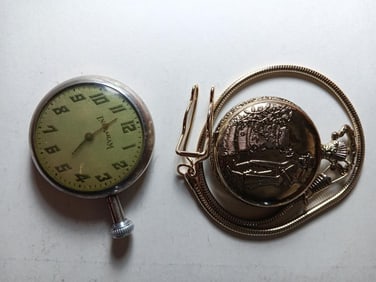 2 ART DECO POCKET WATCHES