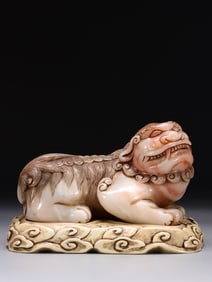 Chinese Furong Soapstone Carved Paper Weight