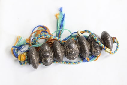 Vintage Tibetan Silver Pendant