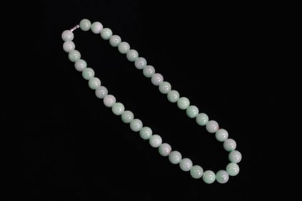 A Jadeite Beads Necklace