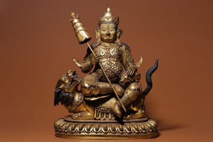 Chinese Gilt Bronze Buddha Statue