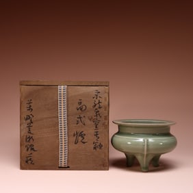 Chinese Longquan Celadon Tripod Incense Burner