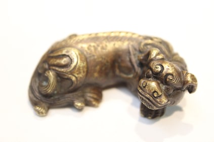 Chinese Bronze Beast Paper Weight