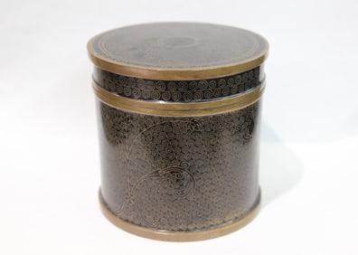 Chinese Cloisonne Cover Box