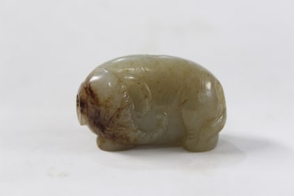 Chinese Jade Carved Elephant