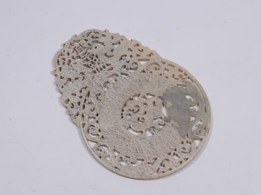Chinese Jade Carved Bi Disc