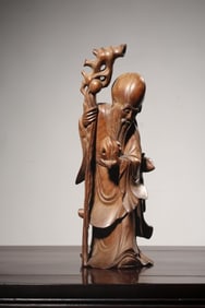 Chinese Wood Carved Figural