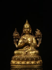 Chinese Gilt Bronze Buddha