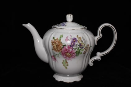 a Famille Rose Porcelain Teapot