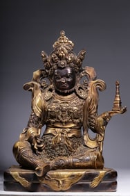 Chinese Gilt Bronze Buddha Sculpture