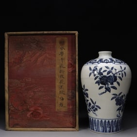 Chinese Blue and White Porcelain Vase