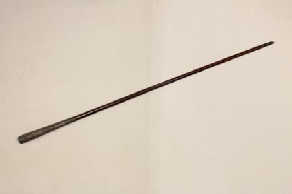Elegant Japanese Walking Cane w Silver Handle