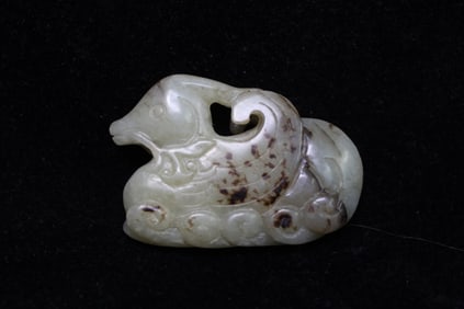 Ming Dynasty Chinese Jade Carved Duck