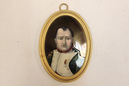 19th.C Enamel Miniature of Napoleon