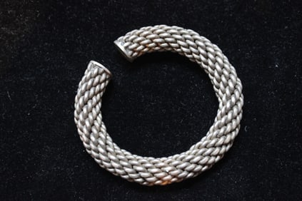 Vintage Chinese Silver Bangle