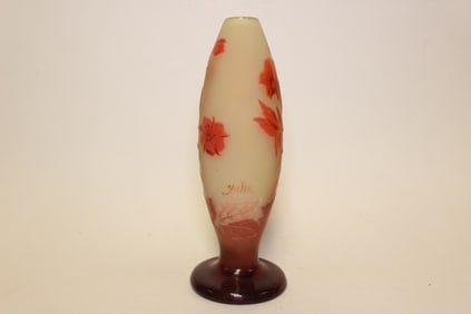 Fine Galle Cameo Signed Vase