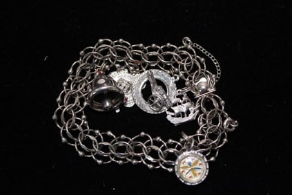 Sterling Silver Charm Bracelet