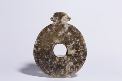 Chinese Archaic Jade Carved Bi