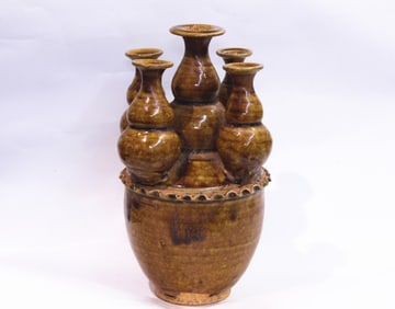 Yuan Dynasty Chinese Pottery Vase
