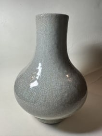 19th.C Chinese Glazed Porcelain Vase