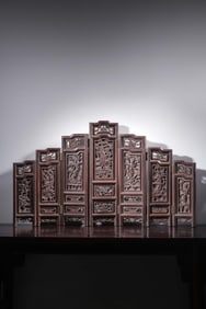 Republican Chinese Wood Folding Panel