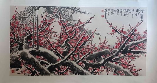 Chinese Ink Color Painting
