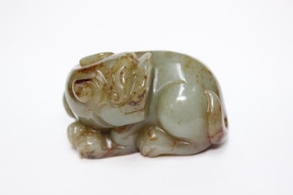 Chinese Jade Carved Beast