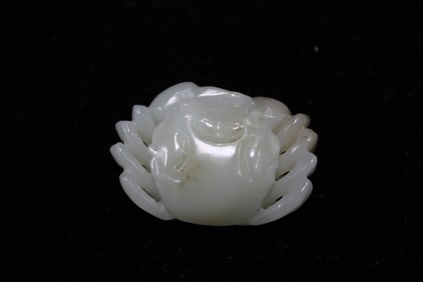 Chinese Jade Carved Crab