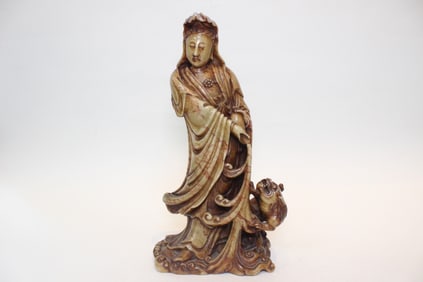 Chinese Soapstone Carved Figural