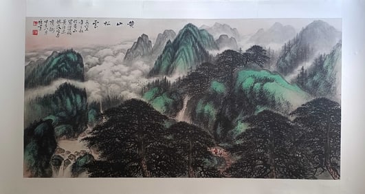 Chinese Ink Color Painting