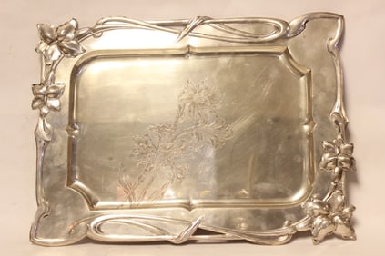 Art-Nouveau Silver Australia Tray