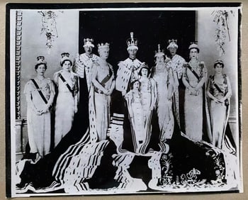 Antique Photo Album of Queens Elizabeth II