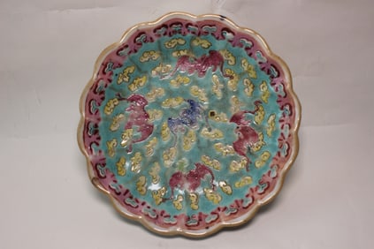 Chinese Famille Rose Porcelain Tray