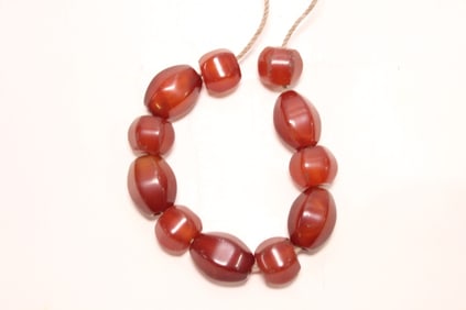 Qing Dynasty Chinese Agate Beads Bracelet