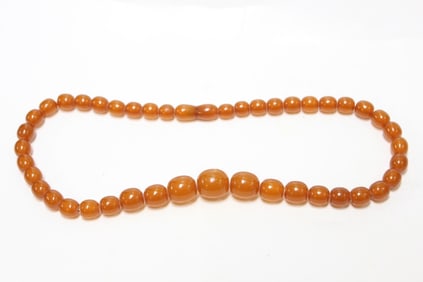 A Yellow Beads Necklace
