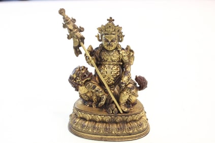 Chinese Gilt Bronze Buddha Statue