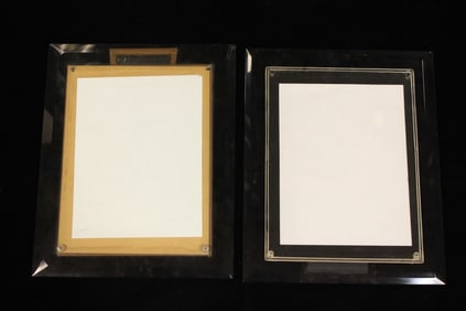 Pair of Glass Rectangle Photo Frame