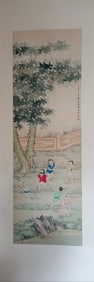Chinese Ink Color Scroll Painting