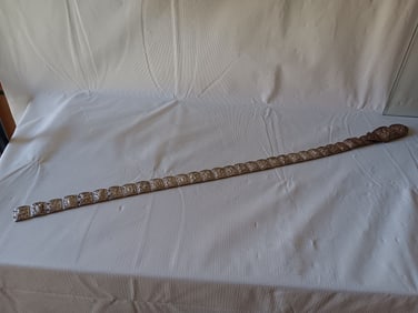 Antique Asia Silver Belt