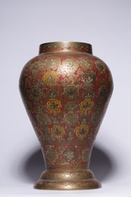 Chinese Hand Paint Meiping Vase