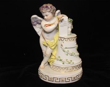 Meissen Cupid Figurine
