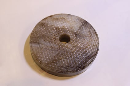 Chinese Jade Carved Bi