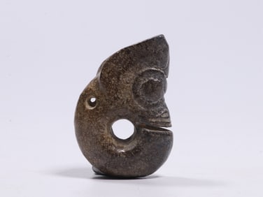 Chinese Jade Carved Toggle