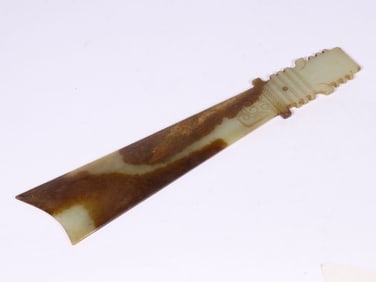 Chinese Archaic Jade Carved Dagger