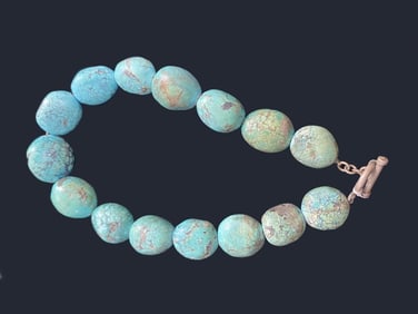 Vintage Turquoise Beads Necklace