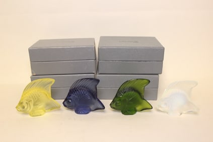 GENUINE Lalique Crystal Fish